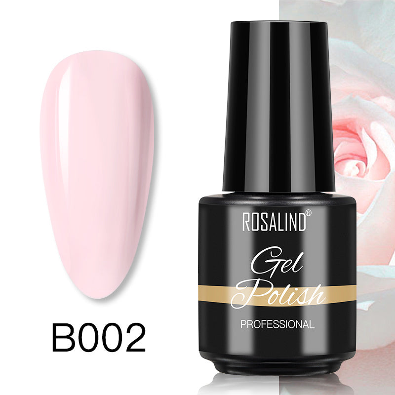 Rosalind New Pure Color Nail Polish 7ML Plastic Bottle Rosalind New Pure Color Nail Polish 7ML Plastic Bottle